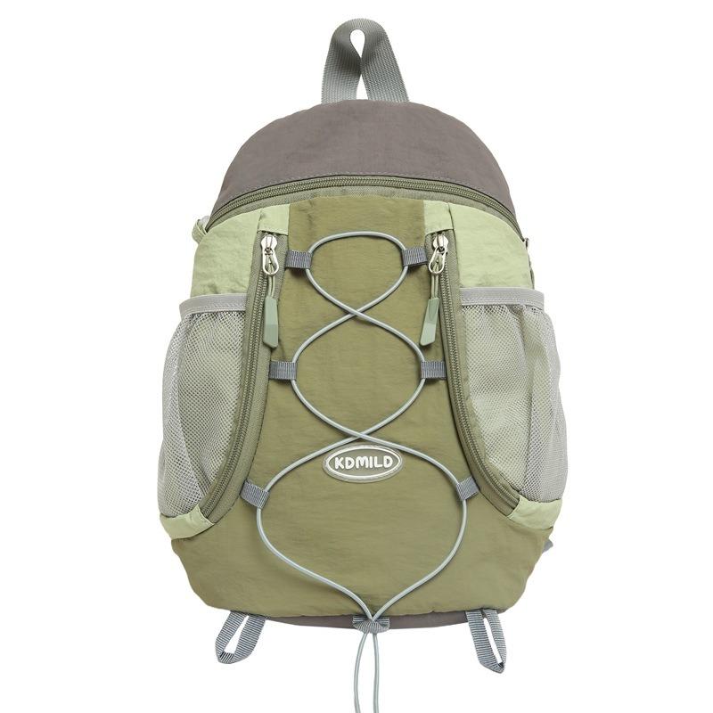 The New Schoolbag Is High-value, Fresh and Sweet, Contrasting Color Splicing Backpack, Couple Lightweight and Large-capacity Backpack.