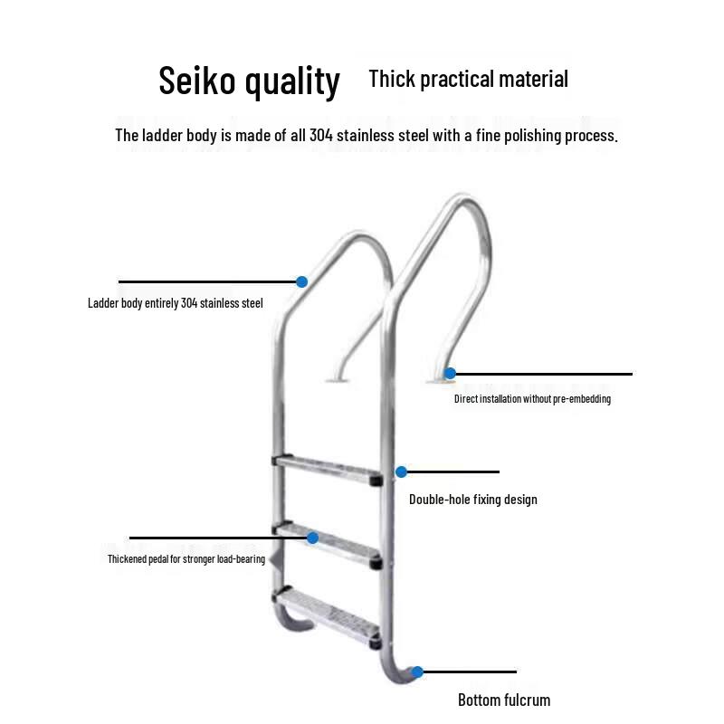 Free-Standing 4-Step Swimming Pool Ladder