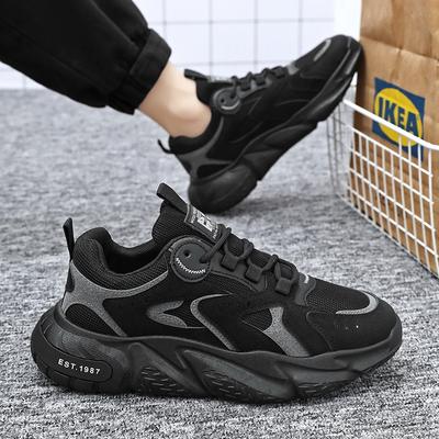 Autumn Men's Shoes New Breathable Mesh Shoes Men's Sports Shoes Trendy Versatile Platform Casual Running Shoes