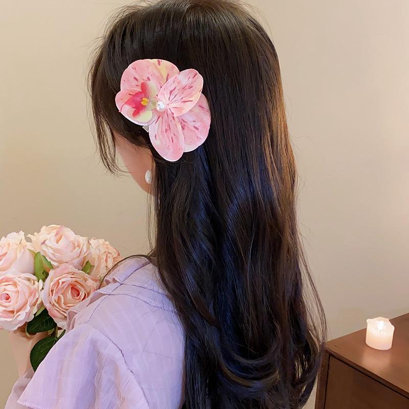 Colorful Butterfly Flower Hair Clip: Stylish Fairy Duckbill Accessory