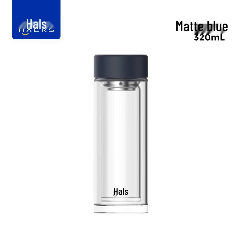 Hizone Mingyun 320ml Double-Layer Glass Tea Bottle with Infuser