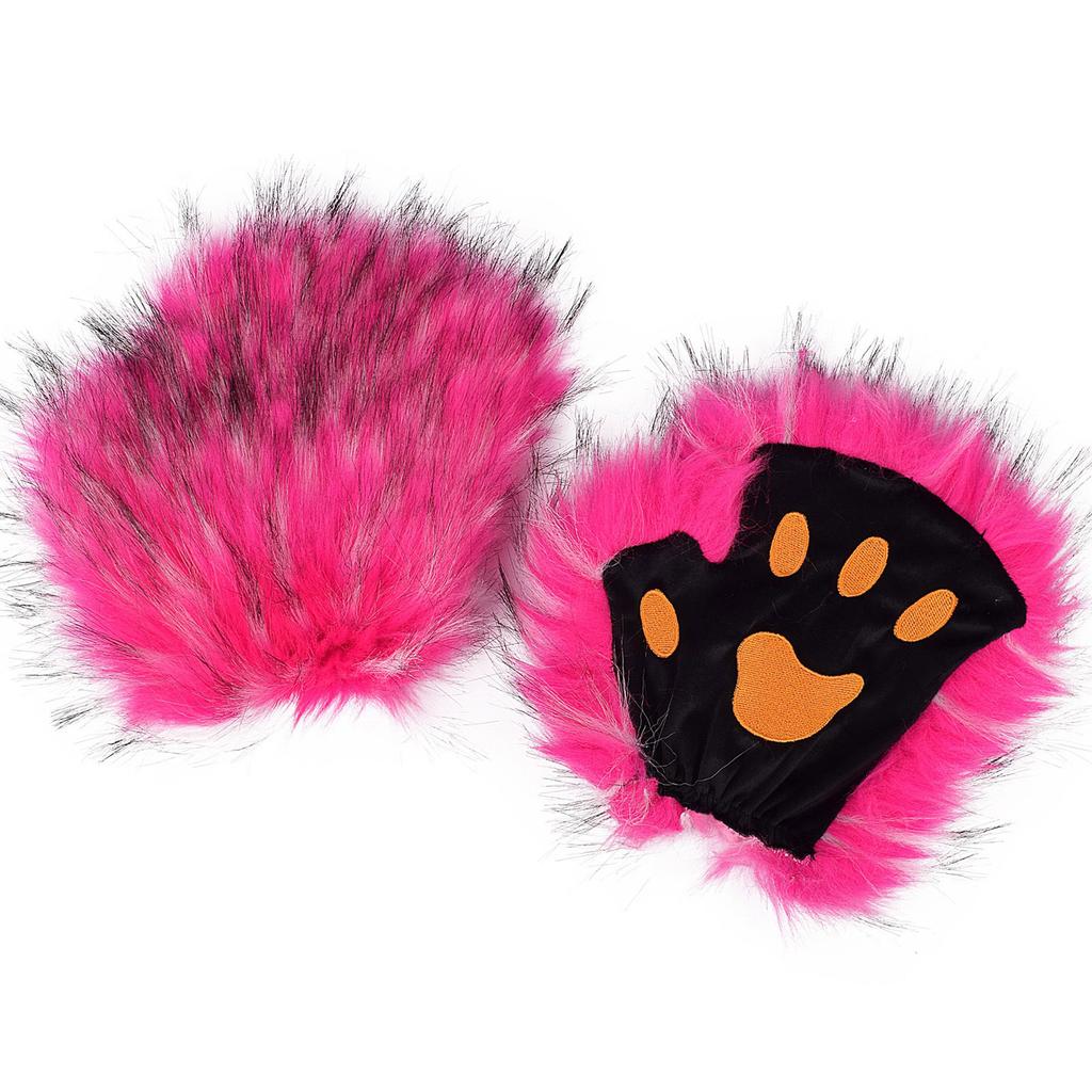 Duża Puszysta Łapa Cosplay Poduszeczki na Palcach Anime COSPLAY Halloween Fursuit Odgrywanie Ról Ręcznie Robione Rekwizyty Cosplay Anime