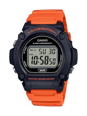Quartz Sport Watch with Resin 11 Men's Strap, TBA, (Model W219H-4AV)