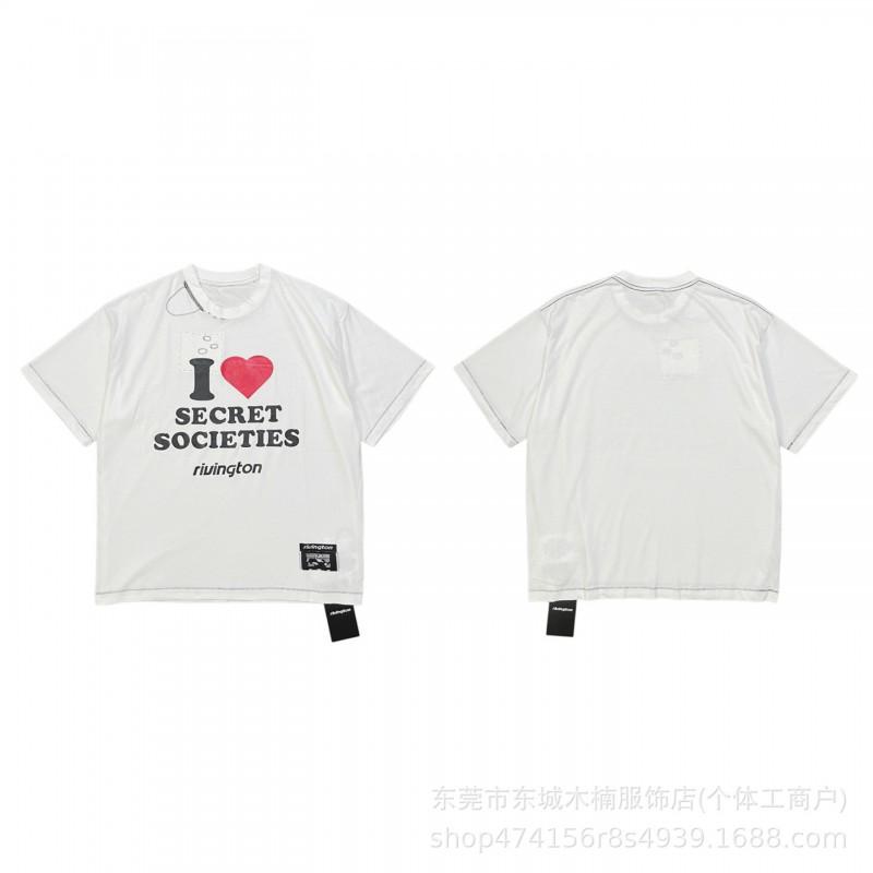 RRR123 Washed Vintage Streetwear Graphic Tee Unisex Loose Fit Cotton Short Sleeve T-Shirt