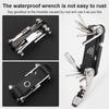 15 In 1 Bicycle Multi Tool with Hex Wrench Portable Bike Repairing Suit Wear Resist Cycling Maintenance Tool for Emergency Tool