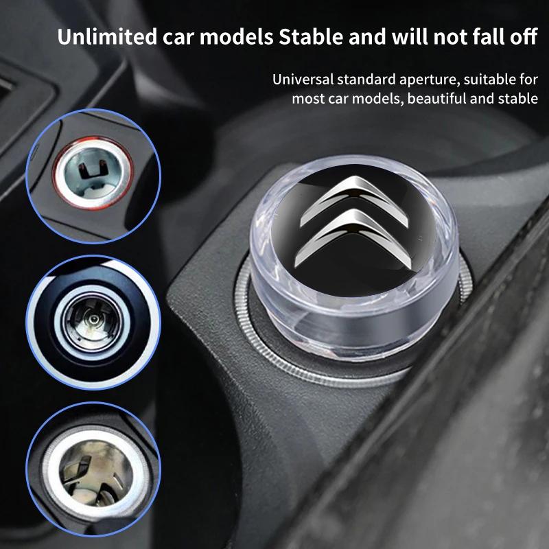 AIJ4   Citroen Car Cigarette Lighter Dust Plug Socket Cover Cap For Citroen C2 C3 C4 C5 Cactus Auto Interior Accessories (6 Colors)