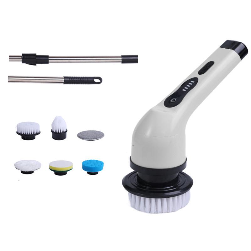 9-in-1 Electric Cleaning Brush Electric Spin Cleaning Scrubber Electric Cleaning Tools Parlour Kitchen Bathroom Cleaning Gadgets