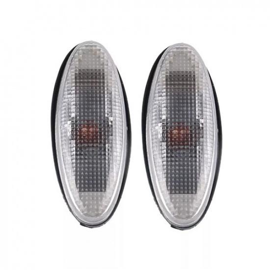 2 Pcs Side Marker Lights B01W51120 For Mazda Protege 5 2002-2003 Tribute 2001-06