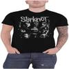 Slipknot Unisex Tee_ WANYK White Splatter (Back Print) - Large - Black