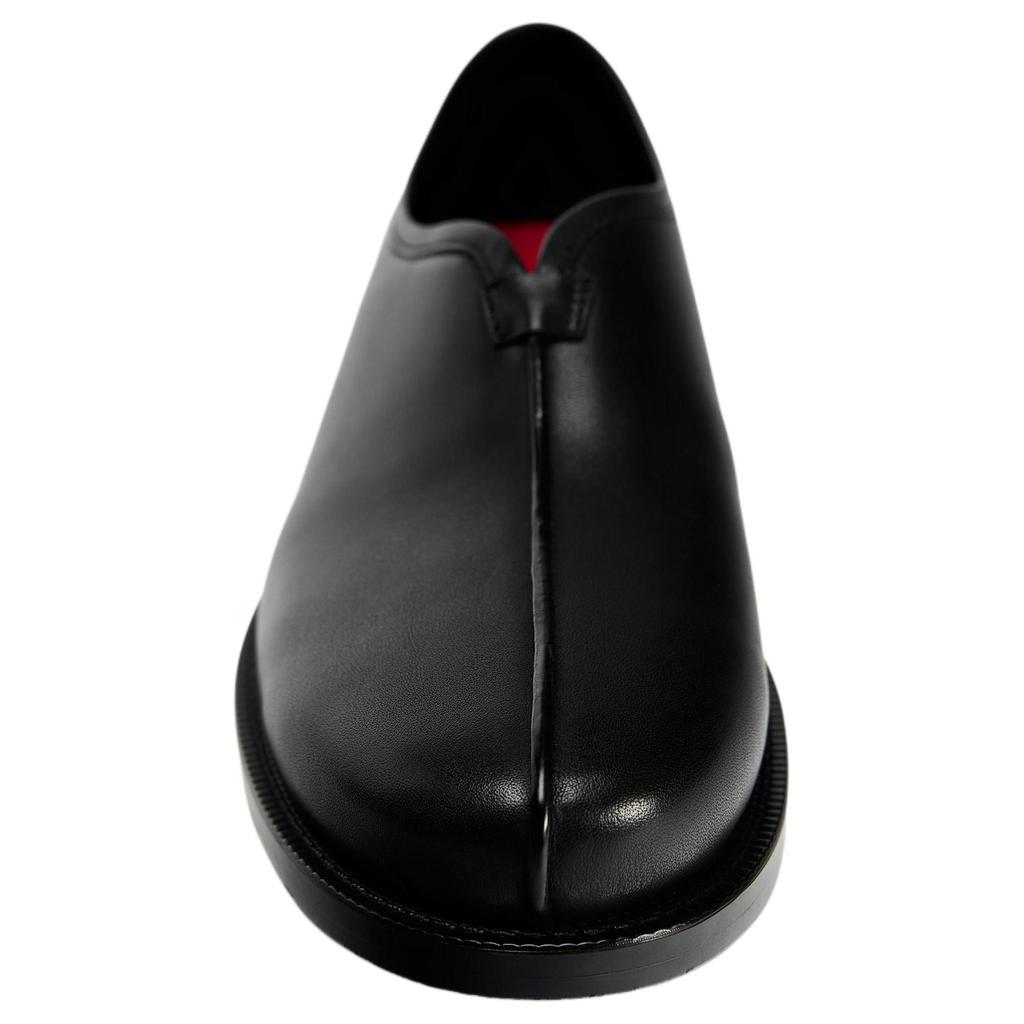 Zara Ao Yes Collaboration Leather Vintage Lightweight Boat Shoes Casual Shoes Men Shoes Black 12648520-38