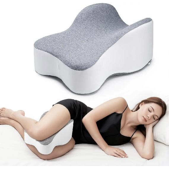 Memory Foam Knee Pillow Orthopaedic Leg Pillow Bed Cushion Support Pain Relif Protect Knee and Legs