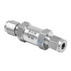 3/6/8/10/12-20mm 1/8" 1/4" 3/8" 1/2" OD Tube Compression Check Valve One Way Check Inline 304 316 Stainless Steel (1/4",SS304)