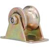 U-Nut Rad Rolltor Drahtseil Schiene Nutenrad Lenkrolle mit Halterung 32mm 1,3 Zoll