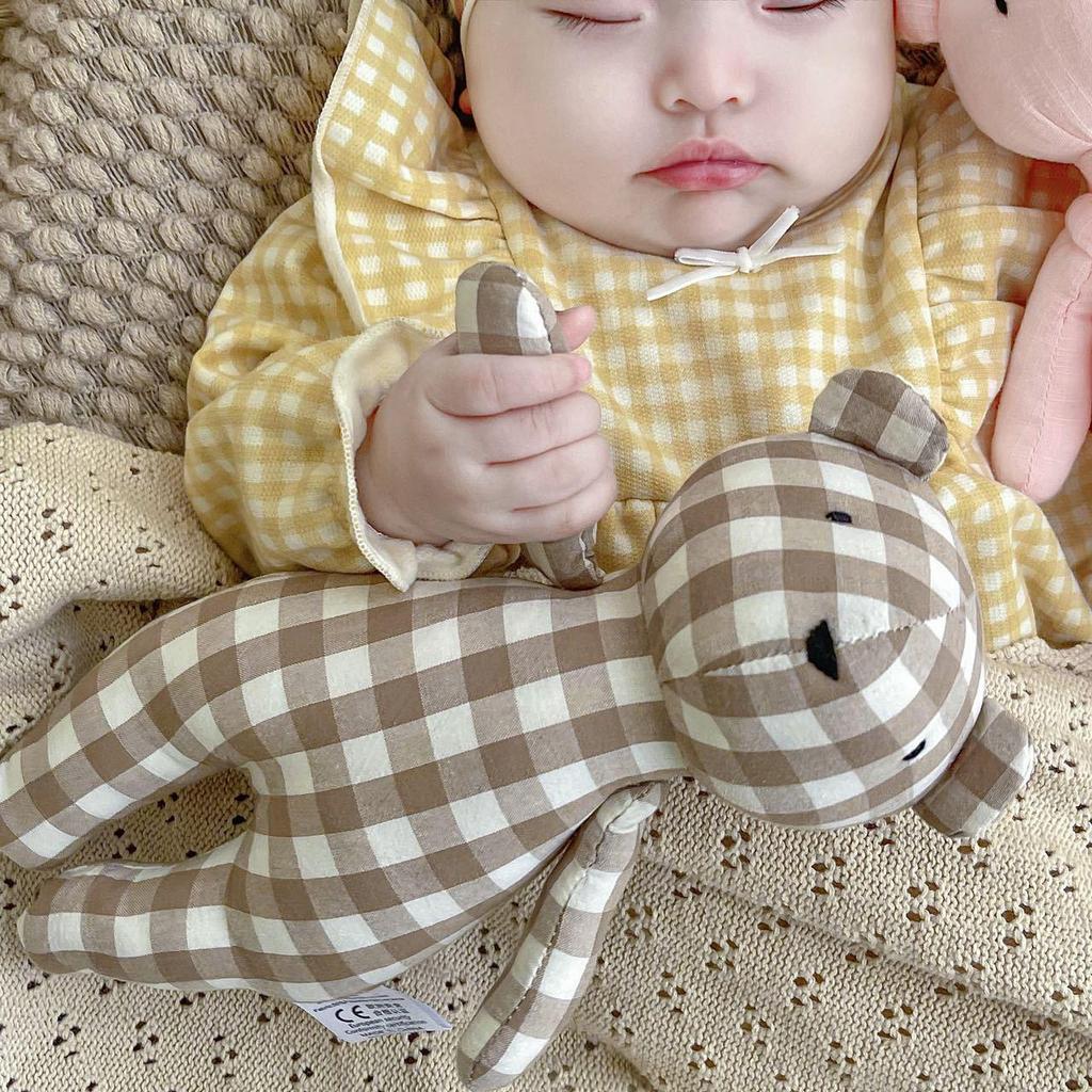 Baby Giraffe Plüschkissen: Beruhigendes Babyspielzeug und Puppe mit weicher Baumwolle