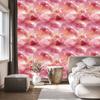 Watercolor Galaxy Wallpaper Coral and Red for Living Room and Bedroom 50x1000