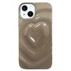 Retro Folds 3D Love Heart Case For For Iphone 13 11 12 14 1 16 17 Pro Max 17 Air  Soft Shockproof Cover Bumper