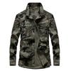 Camicia a maniche lunghe da uomo Camicia mimetica casual autunnale Camicia ampia da lavoro