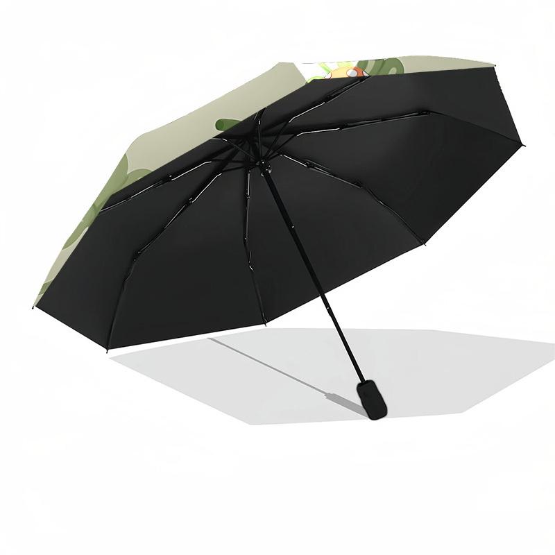 1pc Ladybug, Clover Automatic Folding Umbrella, 8-Rib Durable Frame, Durable Foldable Design - Elegant Gift for Commute yy251210042