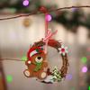 Handmade Christmas Tree Accessories DIY Santa Hanging Ornaments Christmas Xmas Wreath  Shop Window