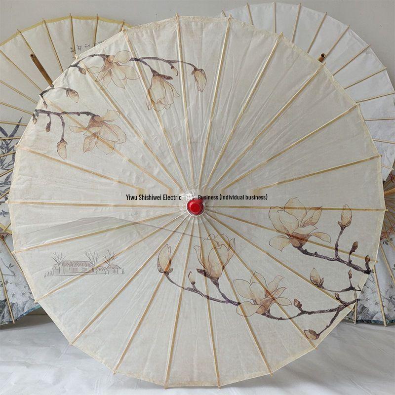 Retro Parasol Olejowy w Stylu Chińskim - Wodoodporny, Ochrona Przed Słońcem, Dekoracja Taneczna i Cheongsam