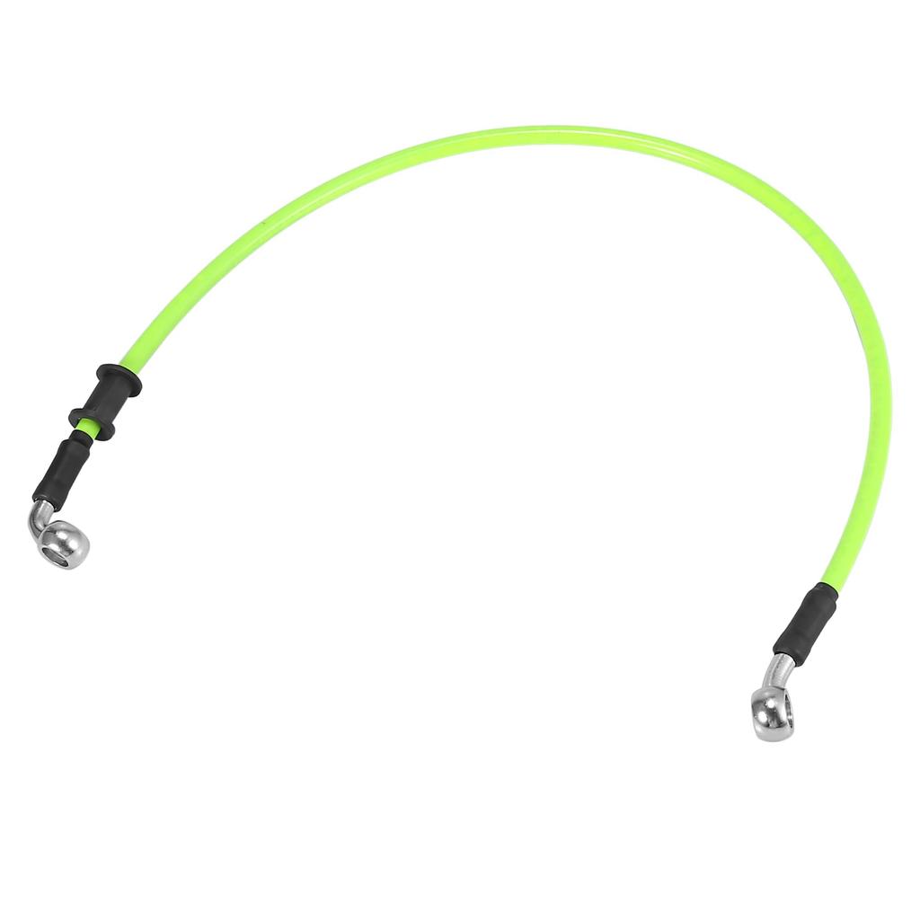 Motoforti Motorcycle Brake Clutch Hose Hose Hydraulic Reinforced Motorcycle Stainless Steel 28°+90° Green 60cm