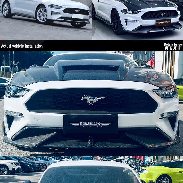 18-23 Ford Mustang TF Carbon Fiber Ventilated Hood for Engine Cooling