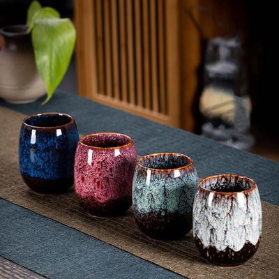 Egg Shaped Tea Cup With Ceramics Heat-resistant Colorful For Hot Water Tea Gift Drinking Utensils
