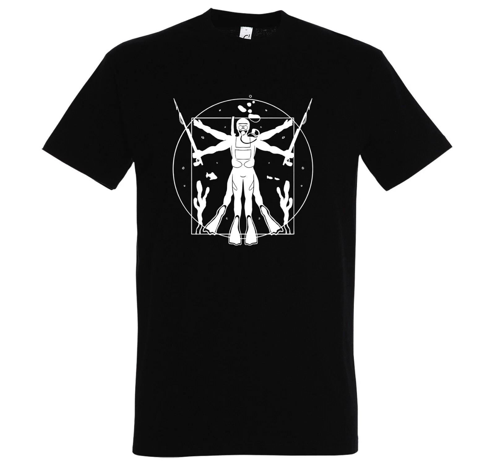 Youth Designz Da Vinci Diver Men s T-Shirt Cool Funny Fun Saying Leonardo S