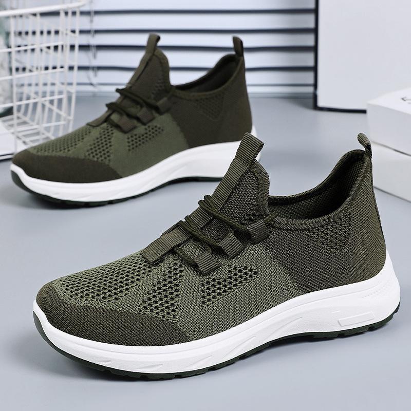 Women's Summer Running Casual Sports Hiking Shoes - Korean knitted mesh lightweight breathable non-slip wear comfortable wearing