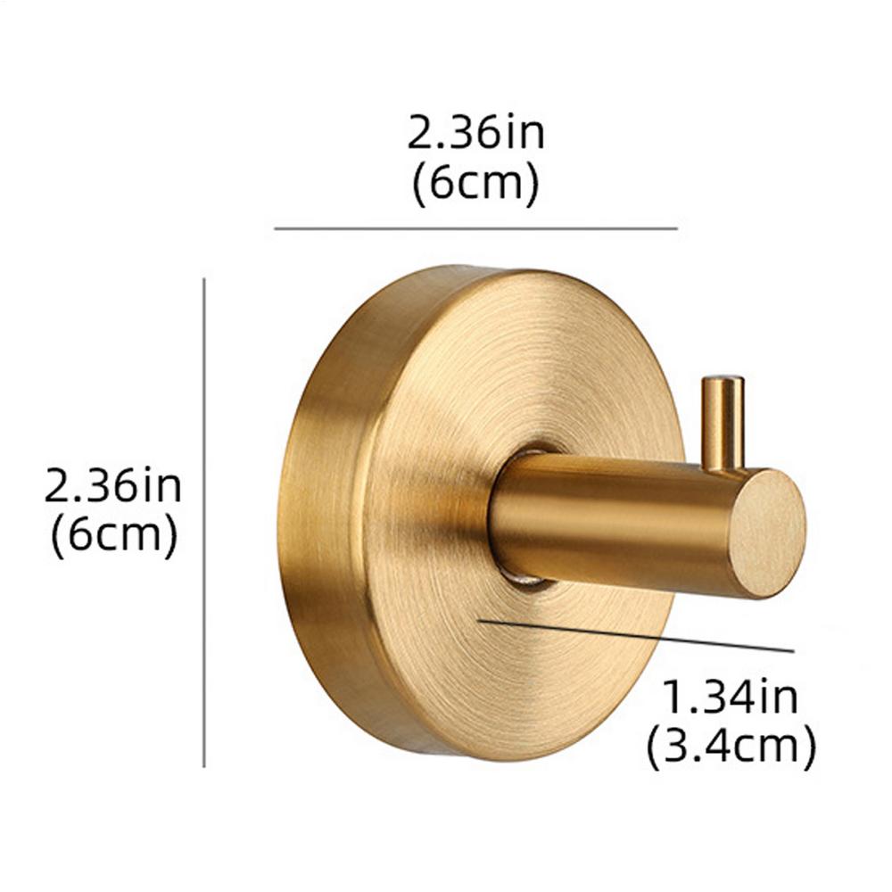 

Присоски Звисаючі Гачки на присосці Потужні Гачки для Вінків Нержавіюча Сталь Ванна Кімната Гачки на Присосках Для Керамічної Плитки Скла золотий