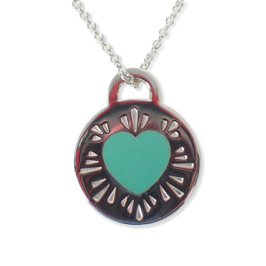 

[Used] TIFFANY/Tiffany 925 Return to Tiffany Enamel Heart Tag Choker/Necklace/g444-94