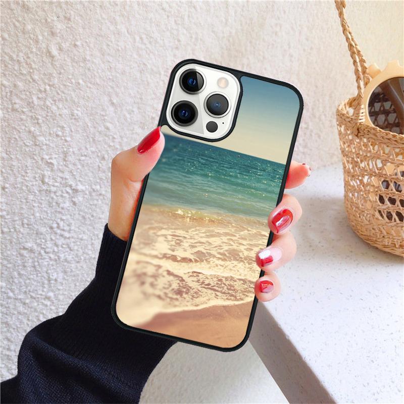 sea waves soft Phone Case Cover For iPhone 17 Air 16 15 14 12 13 Pro Max Plus coque Shell Fundas