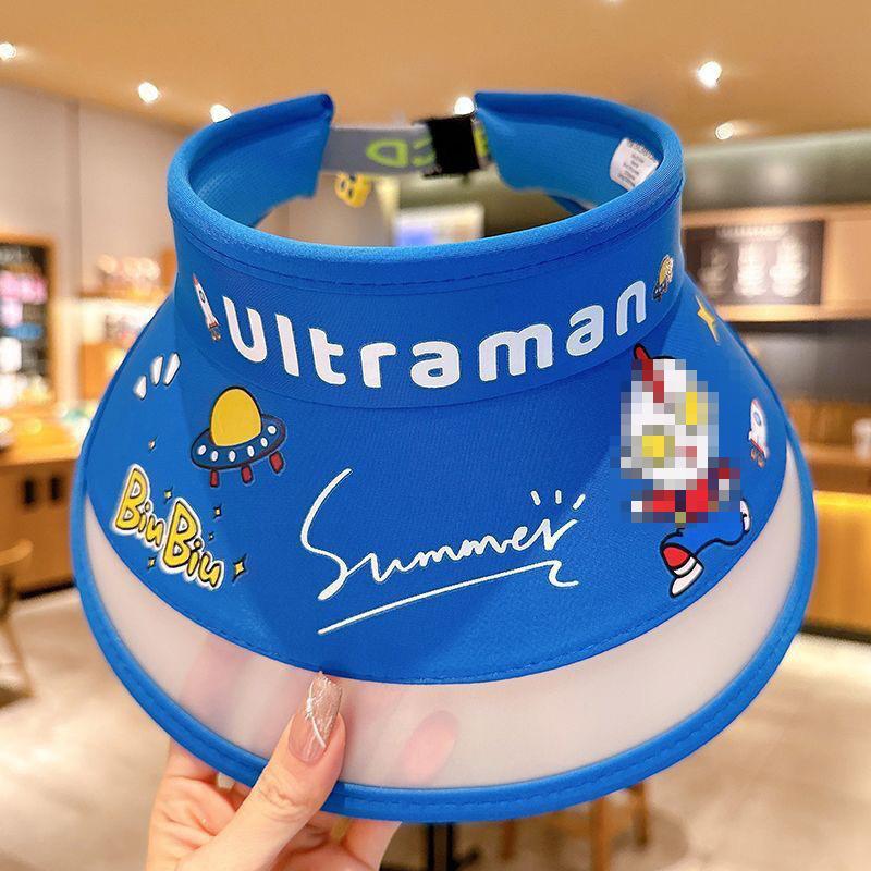 Children's Cute Cartoon Bunny Visor Hat for Boys and Girls, Sun Protection, Breathable, Summer UV Protection Sun Hat