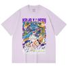 T-shirt Unisex Pesante 100% Cotone 230 g/m² Pezzo Unico Stampa V35 Luffy Kaido