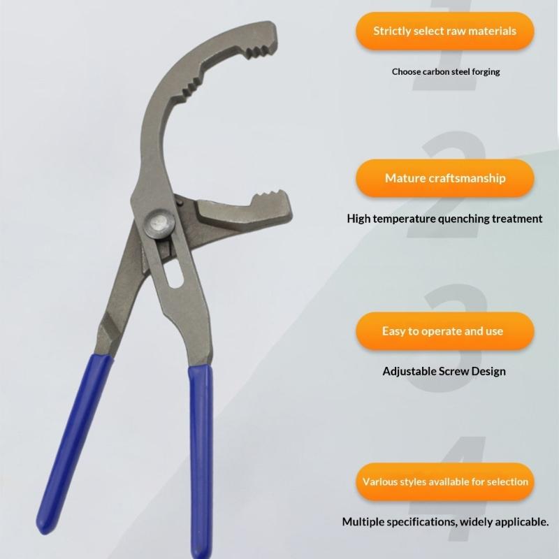 Professional Oil Filter Tool Steel Construction Nonslip Handle Universal For Various Filter Size Easy Storage