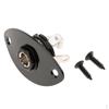 OVAL GUITAR JA Output PLATE & CHROME