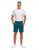 Men's Shorts with Zipper Pockets and Elastic Waist Summer MORAJ 3XL GREEN