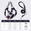 Reflective Adjustable Dog Harness and Leash Set for Small Breeds - Breathable Vest Style