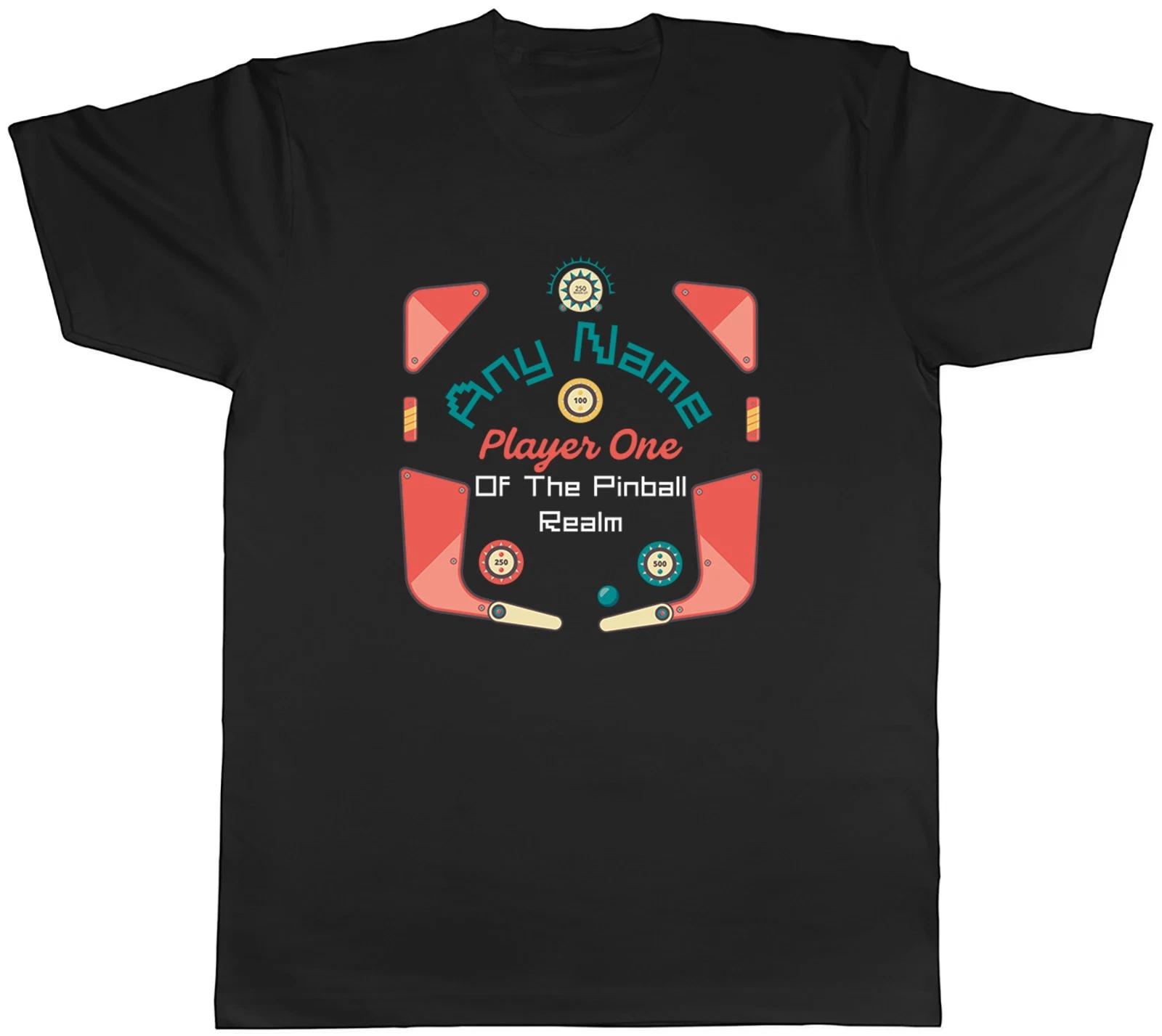 Personalised Any Name Player One Pinball Gaming Mens T-Shirt Tee Gift Top XS