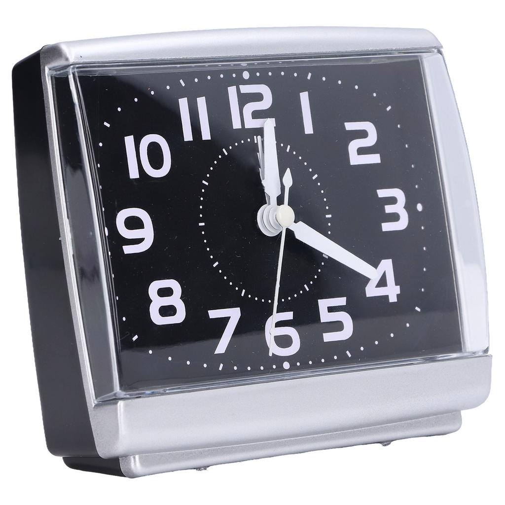 Square Silent Alarm Clock Simple Style Desktop Alarm Clock Student Bedroom Office Home