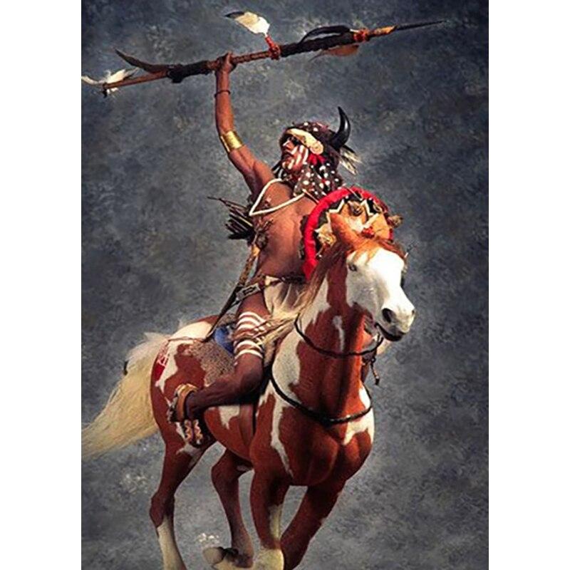 Nový 5D DIY Krajina Diamantový malířský kmen Diamantové vyšívání Koňský křížový steh Celokulatý vrták Domácí dekorace Ruční dárek