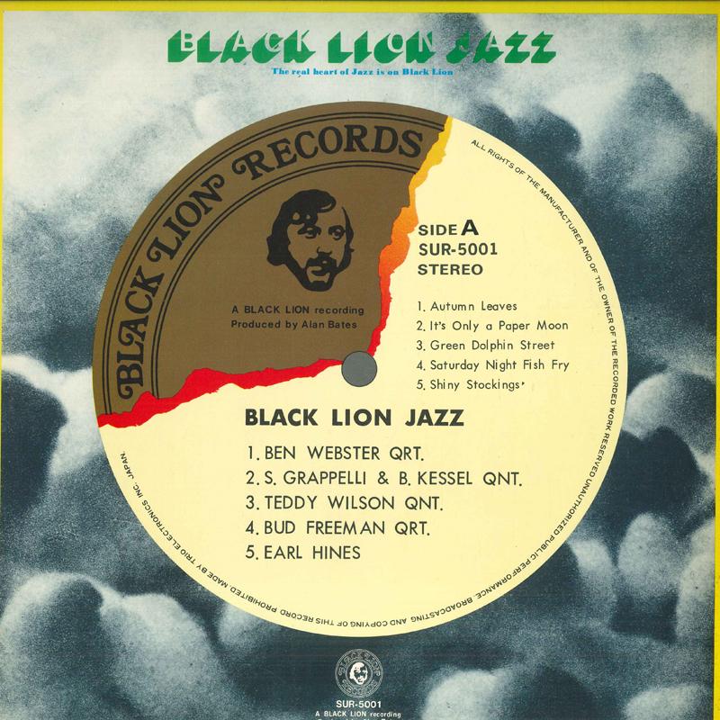 

LP Record VARIOUS - Black Lion Jazz SUR5001 BLACK LION Japan Jazz Used