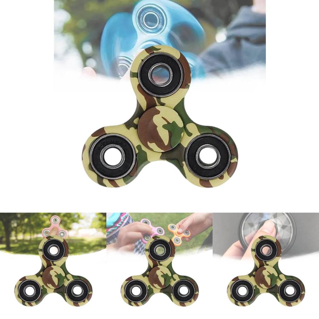 Барвистий пластиковий фіджет-спінер дитяча іграшка жовтий мультяшний малюнок