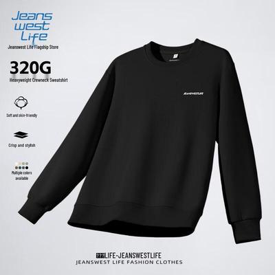 Jeanswest Life Men's American Style Crewneck Sweatshirt