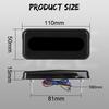 3 In 1 Motorcycle LED Tail Brake Light DRL Dynamic Turn Signal Light Stop Warning Lamp For Car Truck Trailer Bus RV Moto 12V 24V