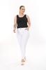 Women's Style Plus Size Pants Lycra Strech Skinyy High Waist Trousers