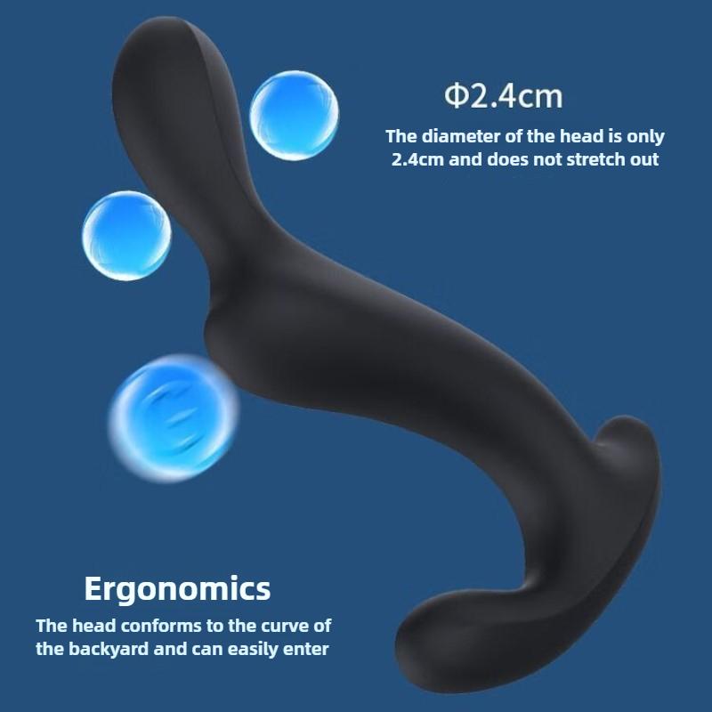 Male Prostate Massager Dildo Vibrator Remote Control Vibrating Anal Plug G-spot Vibration Stimulation Masturbation Gay Sex Toys