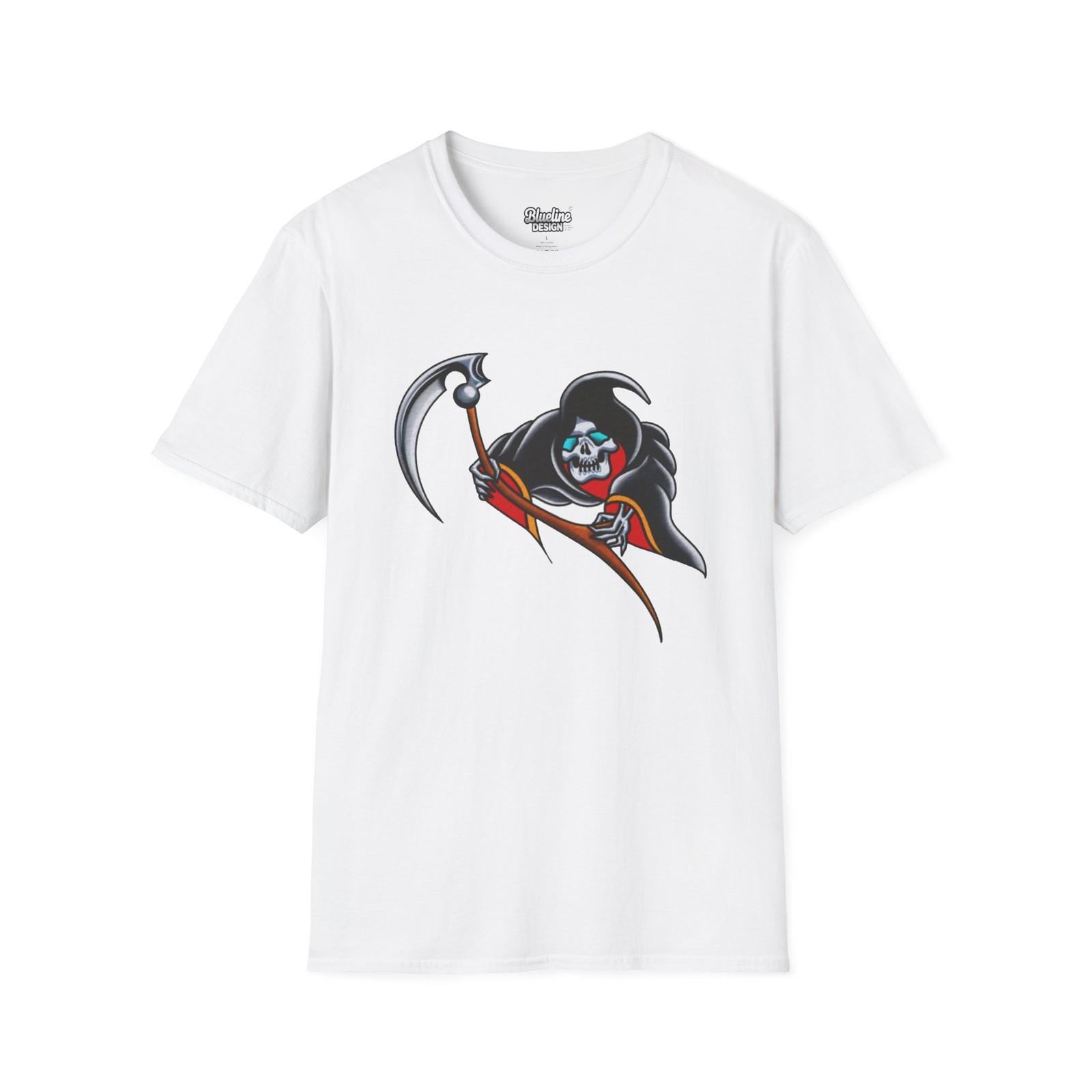 

Traditional Tattoo Flash Art Old School Sailor Vintage Grim Reaper Death T-Shirt 5XL різнокольоровий