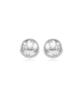 Stonehenge Silver Ball One-Touch Earrings Sc25B18E
