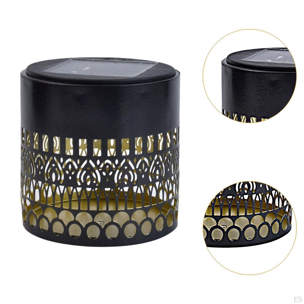 Decorative Solar Lights Outdoor Garden Fence Projector Lamp Powered Light for Post